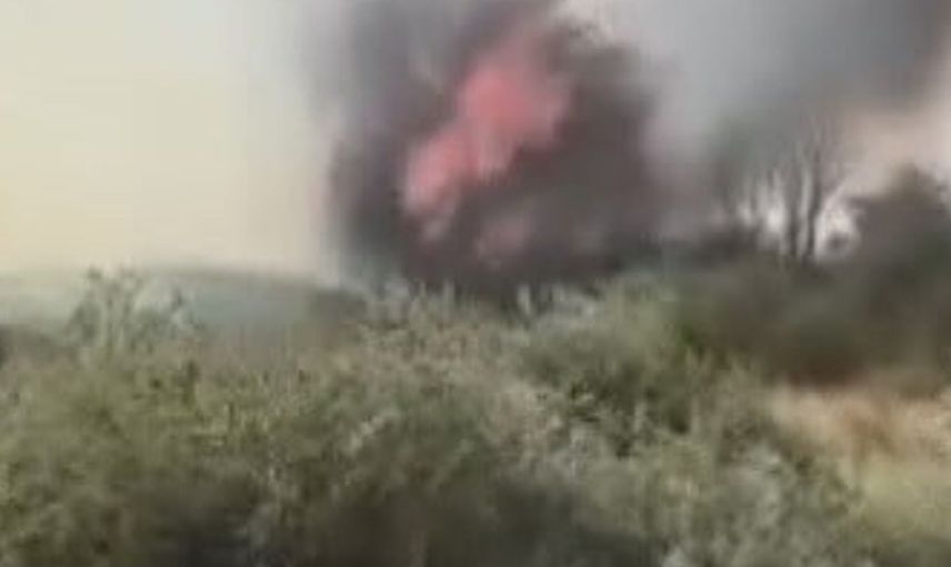 Kızılırmak Nehri çevresinde örtü yangını kontrol altına alındı