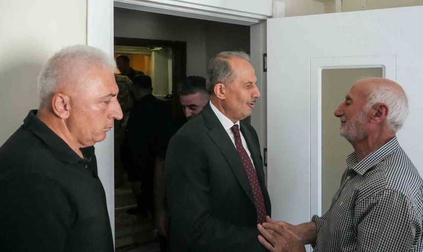 Vali Taşyapan’dan Yüksel Işık’ın kayınpederine taziye ziyareti