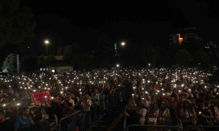Kayseri'de fuar38 etkinlikleriyle müzik şöleni yaşandı
