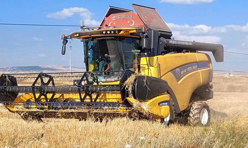 Kütahya'da yerli ve milli arpa çeşitlerinde verimli hasat
