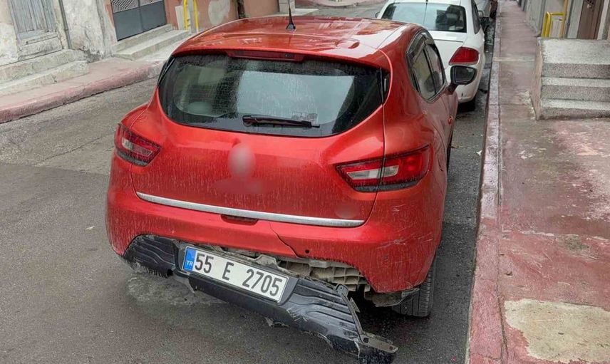 Samsun'da motosiklet kazası: sürücü hastaneye kaldırıldı