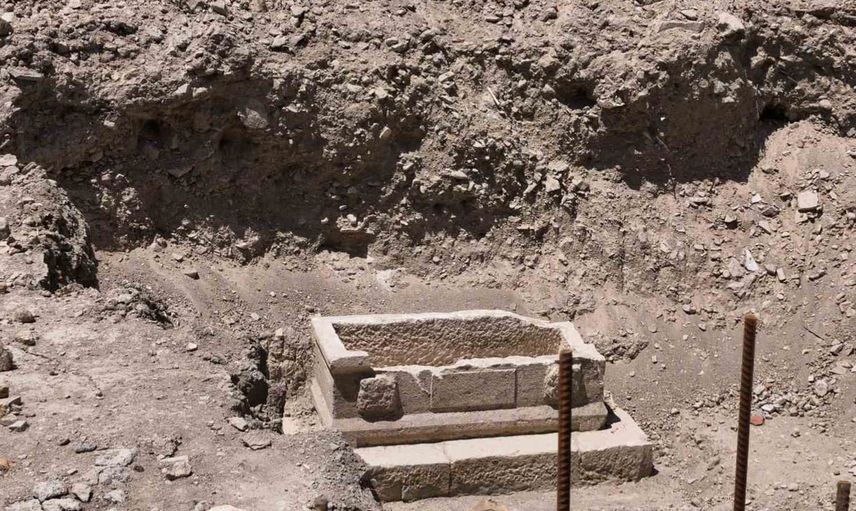 Mersin’de sağlık ocağı inşaatında lahit bulundu