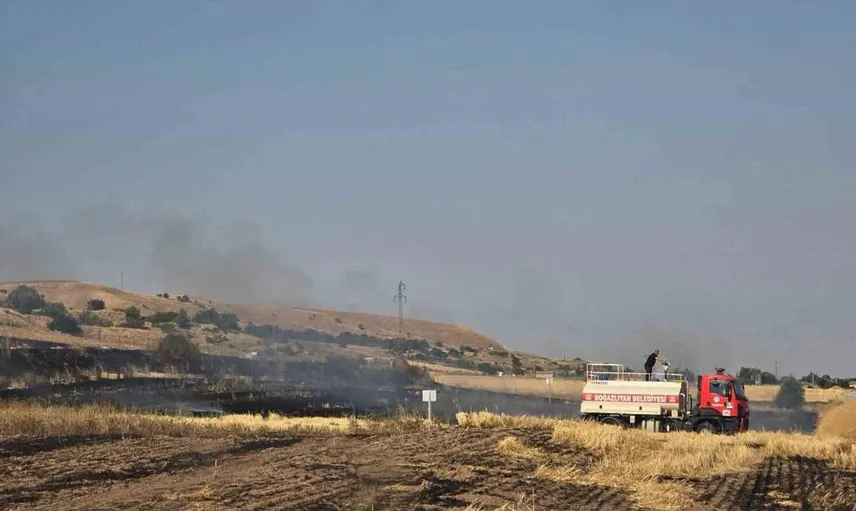 Yozgat'ta anız yangınına karşı sert önlem: Cezai işlem uygulandı
