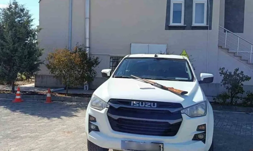 Aksaray'da belgesiz avcıya sıkı denetim: tüfeğine el konuldu