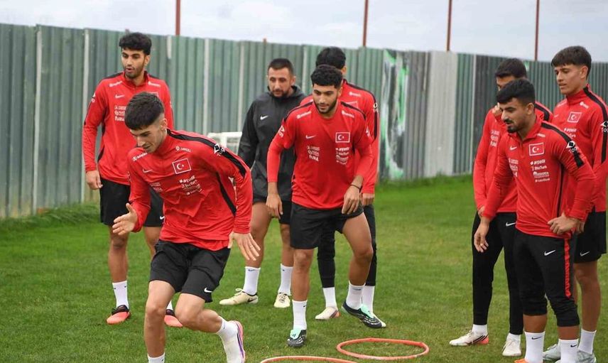 Ümit Milli Takım, Ukrayna maçı hazırlıklarına devam ediyor
