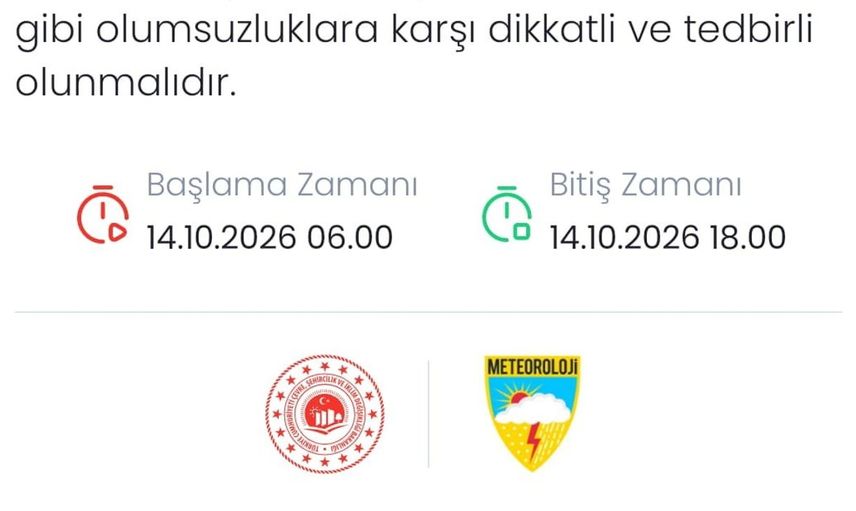 Denizli'de sağanak yağış bekleniyor: vatandaşlar tedbirli olmalı