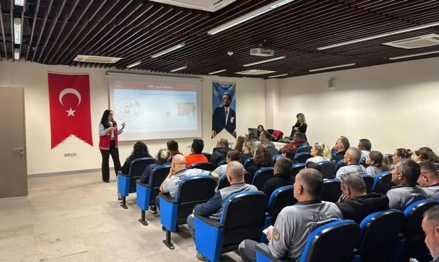 Sinop havalimanı personeline kadına yönelik şiddetle mücadele eğitimi
