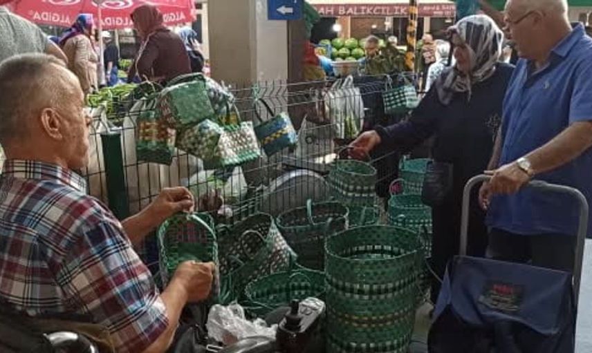 Madende geçirdiği iş kazası sonrası engelli kalan vatandaş, azmiyle örnek oluyor