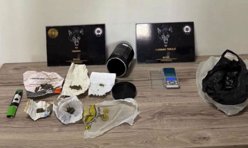 Bingöl'de uyuşturucu madde ticareti operasyonu: Bir kişi tutuklandı