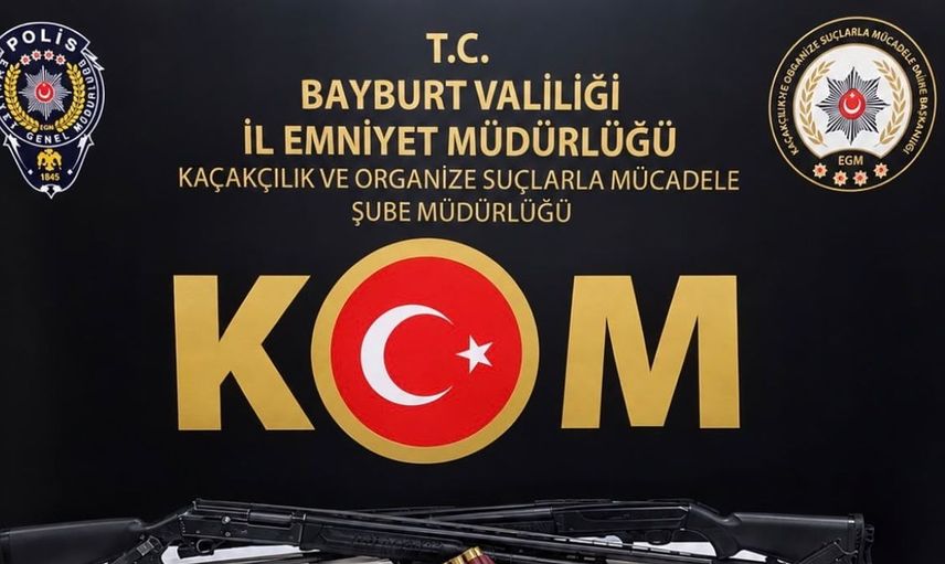 Bayburt'taki silah ticareti operasyonunda bir kişi tutuklandı