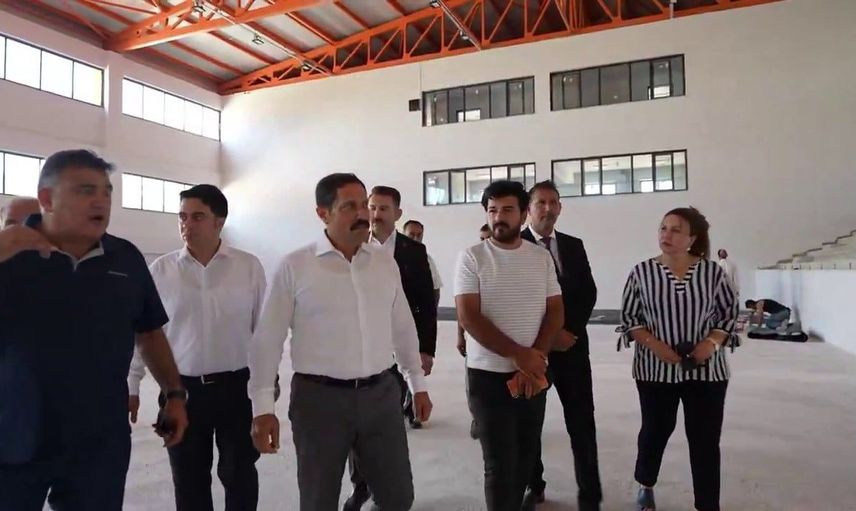 Samandağ’a inşa edilen 24 derslikli Anadolu lisesinin inşaatında sona gelindi