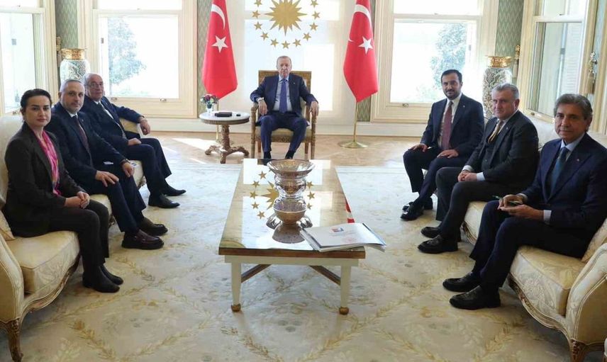Cumhurbaşkanı Erdoğan, Şile Belediye Başkan Vekilini makamında ağırladı