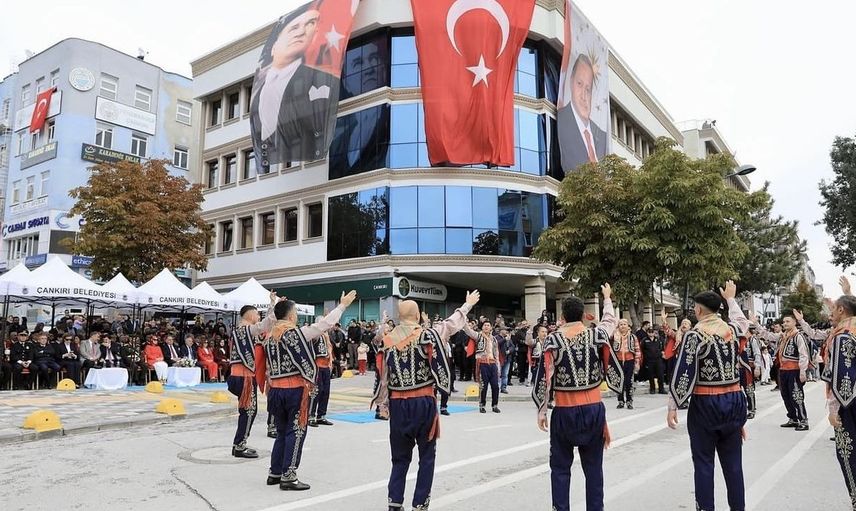 Çankırı'da Cumhuriyet Bayramı kutlamaları coşkuyla gerçekleşti