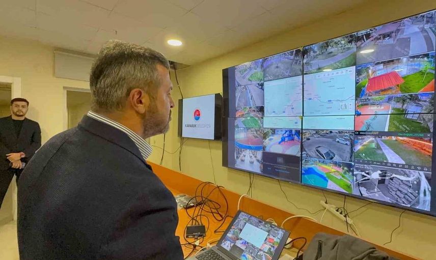 Karabük'te park ve sosyal alanlar güvenlik kameralarıyla denetlenecek