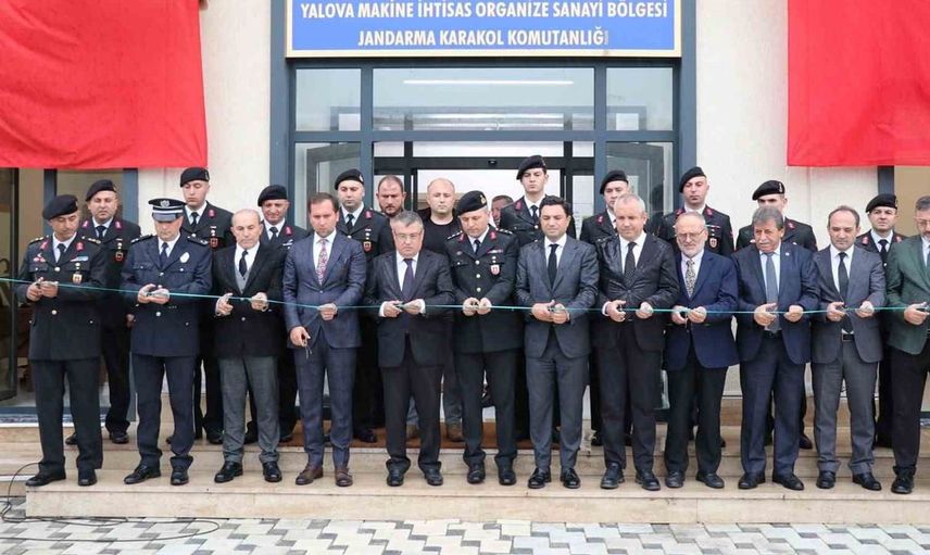 Yalova OSB'de güvenlik hizmetleri güçlendi: Yeni karakol açıldı