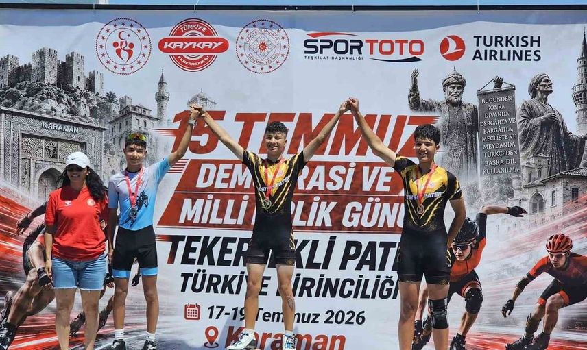 Kayserili patenciler Karaman’da 7 madalya kazandı