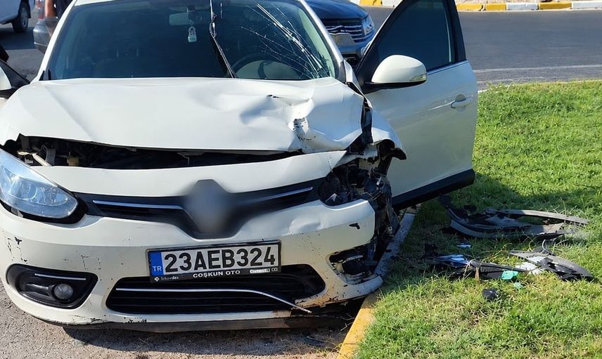 Elazığ’da meydana gelen trafik kazasında bir kişi yaralandı