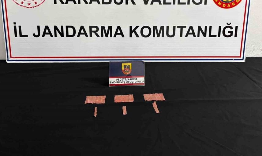 Karabük'te düzenlenen uyuşturucu operasyonunda 273 sentetik hap ele geçirildi