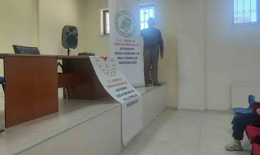 Doğa bilinci geliştirmek için adıyaman’da 64 öğrenciye eğitim verildi