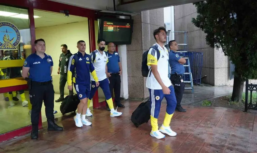 Fenerbahçe, Samsunspor maçı için kente geldi