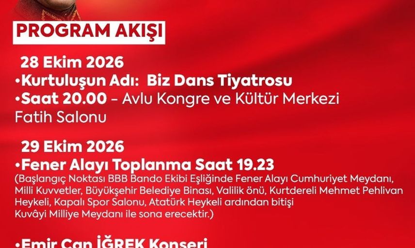 Balıkesir Cumhuriyet Bayramı kutlamaları için hazırlanıyor: Emir Can İğrek konseri ile coşku artacak