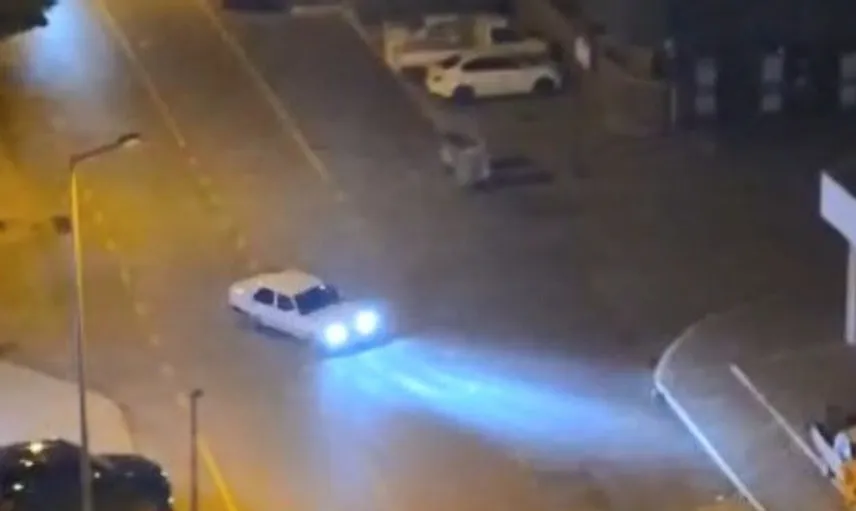 Drift yaparken yakalanan sürücüye rekor ceza: 555 bin TL