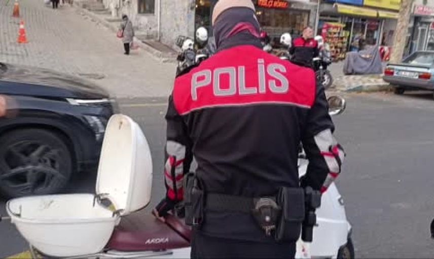 Tekirdağ'da yunus polislerinden etkili denetim uygulaması