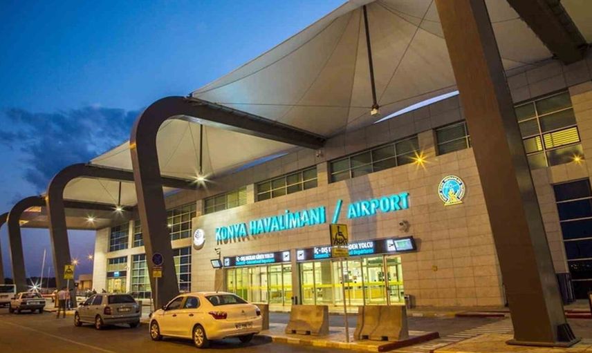 Konya havalimanı ağustos ayında 115 bin yolcunun tercihi oldu