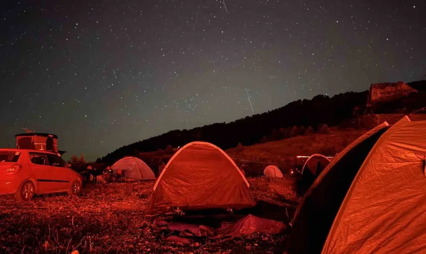 Karabük'te uzay ve astronomi tutkunları Keltepe'de buluştu