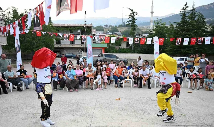 Mersin'de çocuklar için eğlenceli yaz etkinlikleri devam ediyor