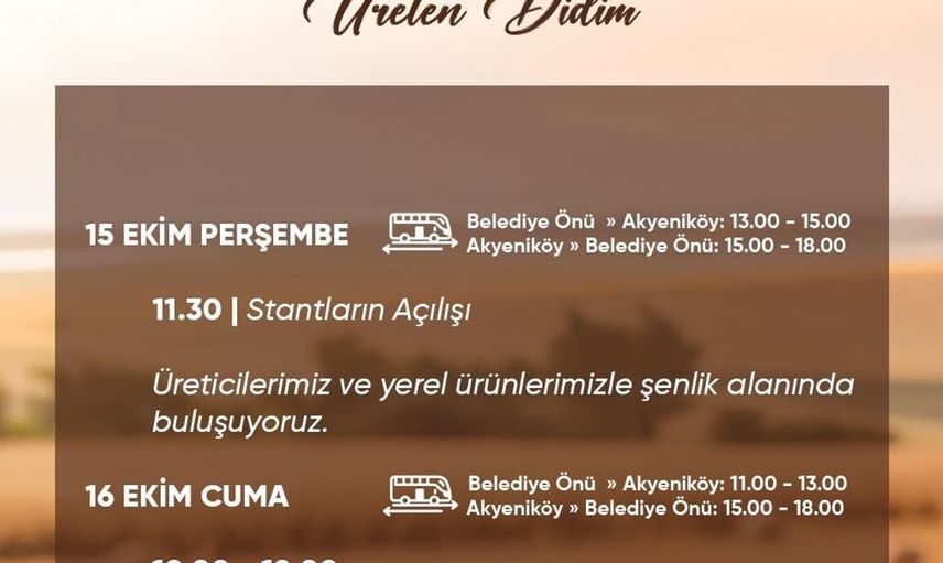 Didim tarım şenliği geliyor: Üreticiler ve ziyaretçiler buluşacak