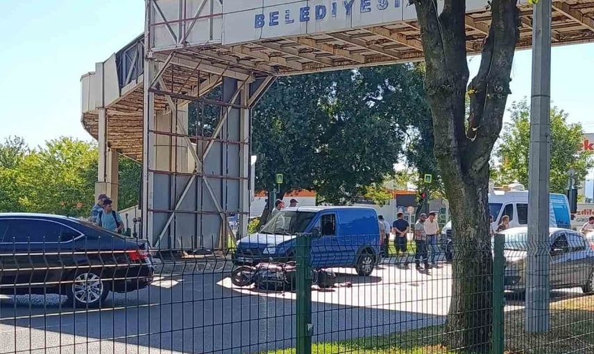 Mudanya'da otomobille motosiklet çarpıştı: 1 yaralı