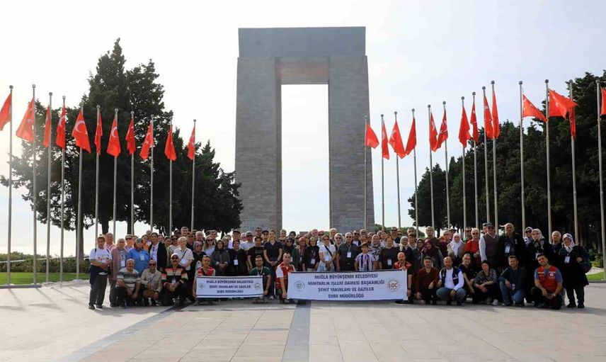 Muğla şehit aileleri için Çanakkale gezisi düzenlendi