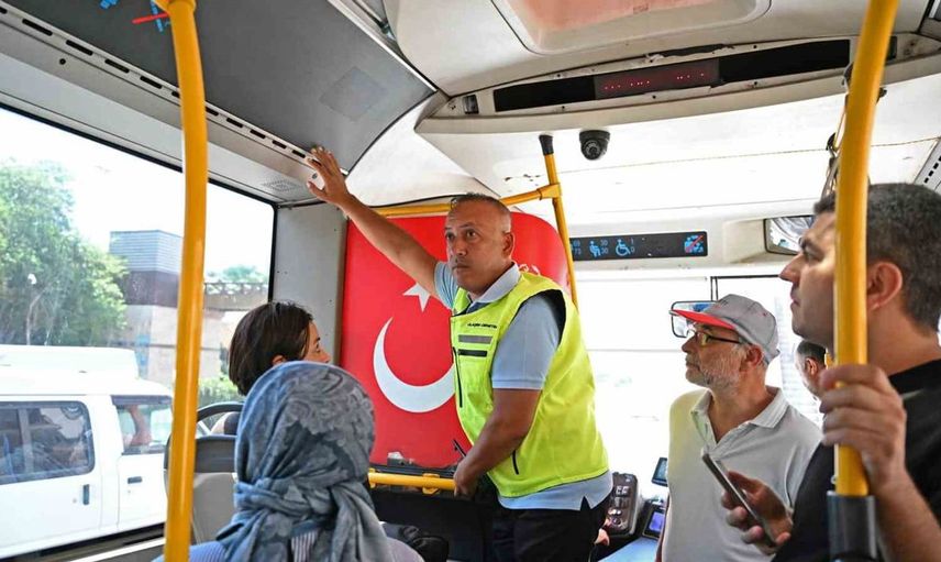 Antalya'da toplu taşımada klima denetimleri artırıldı