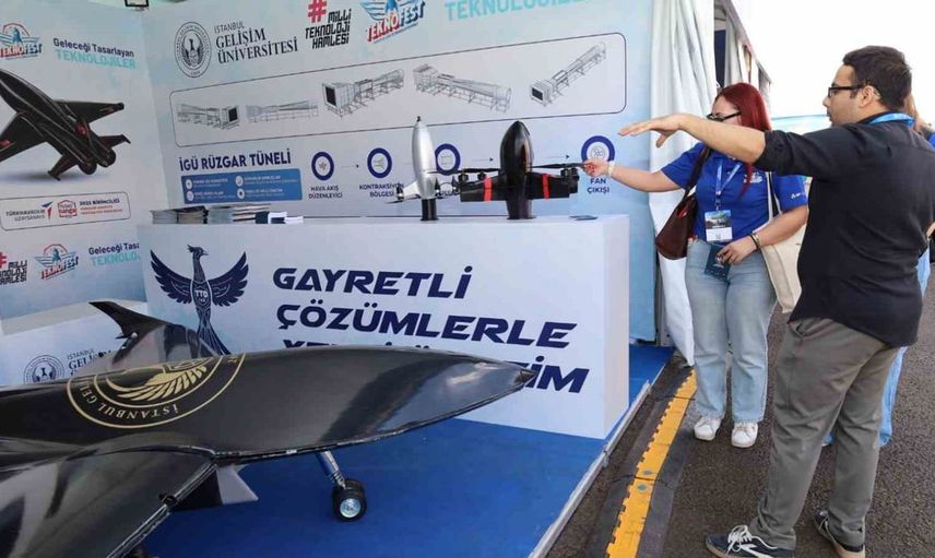 İstanbul gelişim üniversitesi, teknofest'te dikkat çeken jet dron ve vtol iha projeleriyle öne çıktı