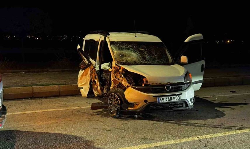 Muş'taki trafik kazasında bir kişi yaralandı