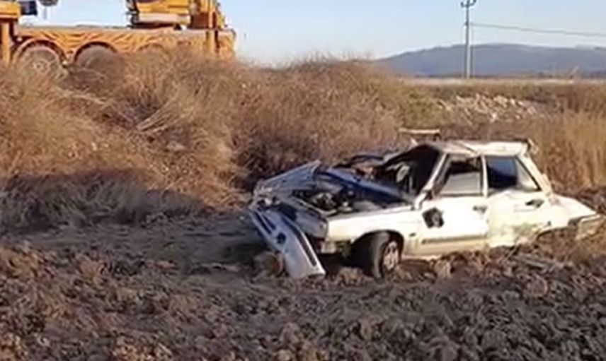 Burdur'da kontrolden çıkan otomobil takla attı: 1 kişi yaralandı