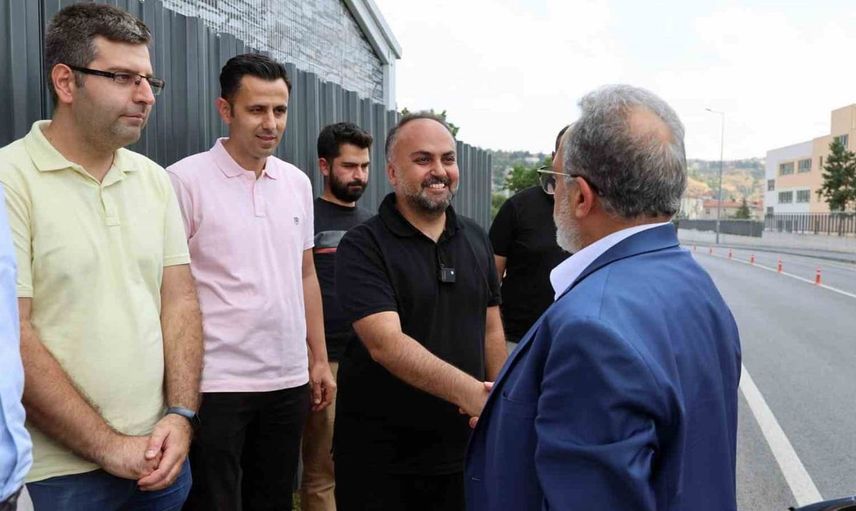 Başkan Yalçın’dan Kalpaklıoğlu ailesine teşekkür