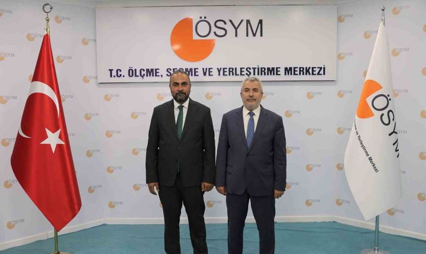 Bartın Üniversitesi rektörü Akkaya, ÖSYM başkanı Ersoy ile önemli bir görüşme gerçekleştirdi