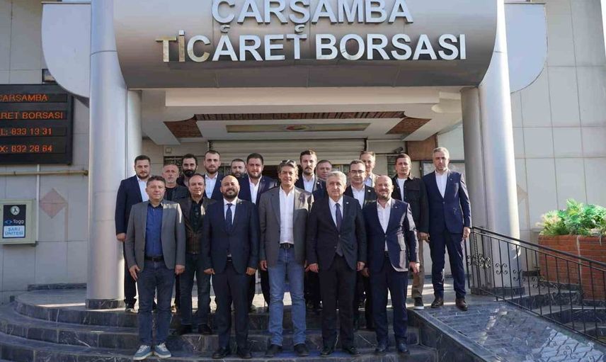 Tarım ve ekonomi için Çarşamba Ticaret Borsası’nda önemli görüşme