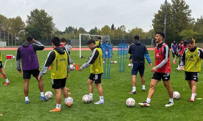 Kocaelispor, Beşiktaş maçı hazırlıklarına hız kesmeden devam ediyor