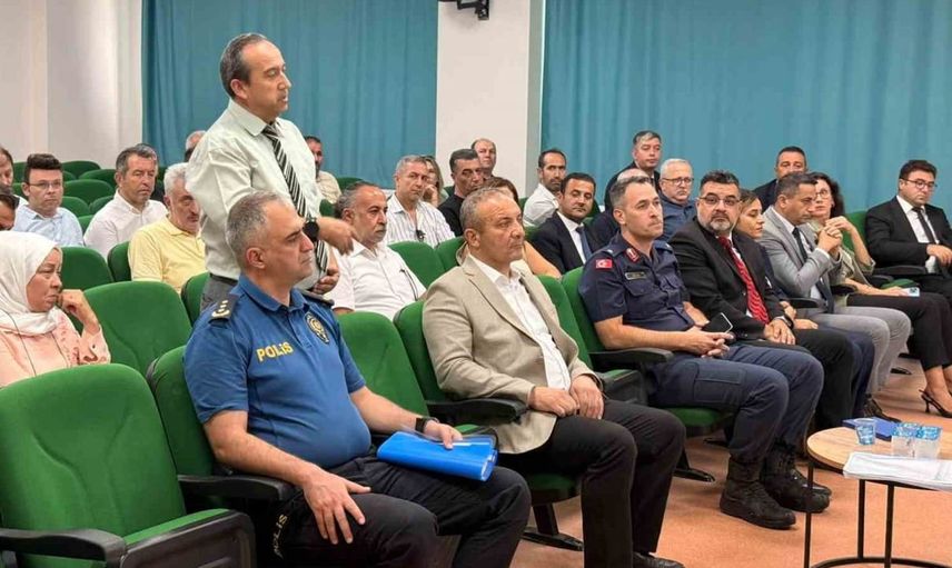İncirliova'da okulların güvenliği için yeni önlemler masaya yatırıldı