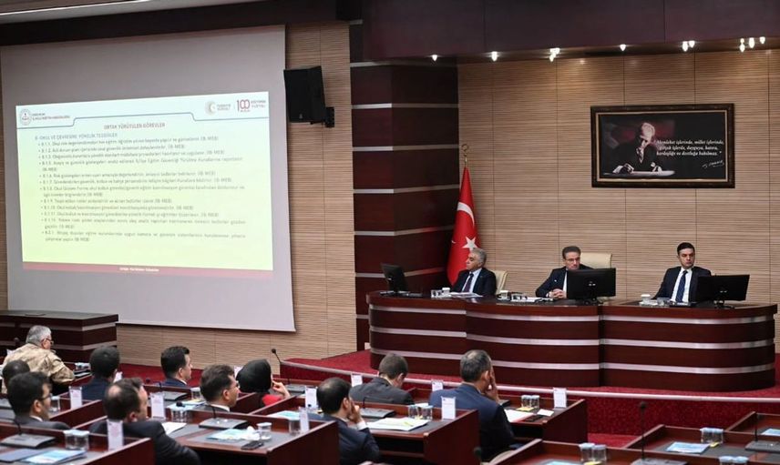 Erzurum'da okullarda güvenlik önlemleri masaya yatırıldı