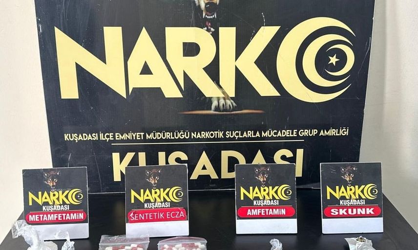 Kuşadası'nda uyuşturucu ile mücadelede önemli adım: İki şahıs tutuklandı