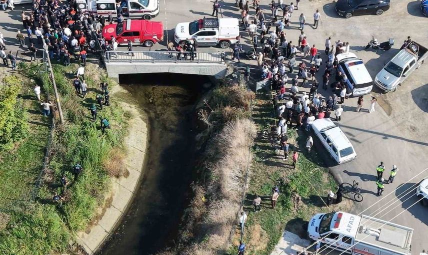 Bafra’da sulama kanalına düşen otomobildeki gençten acı haber geldi