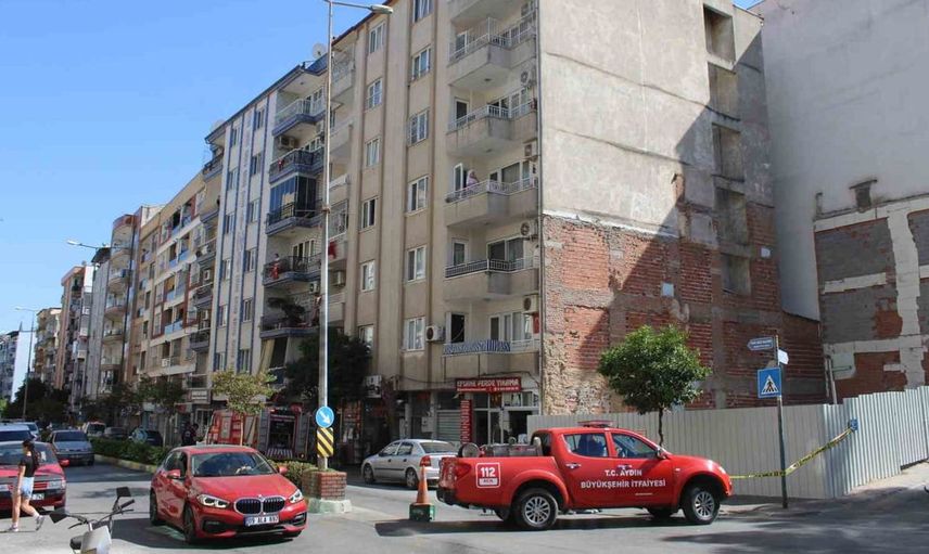 Efeler'de doğalgaz kaçağı sonrası binada tahliye uygulandı