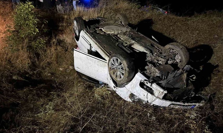 Kastamonu'da otomobil şarampole yuvarlandı: 1 yaralı