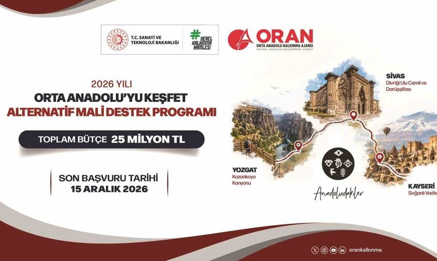 Oran'dan bölge turizmine 25 milyon liralık destek