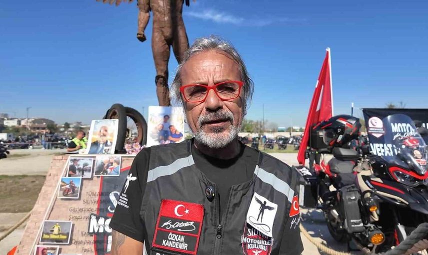 Kazalarda hayatını kaybeden motosikletliler için anlamlı anma sürüşü gerçekleştirildi