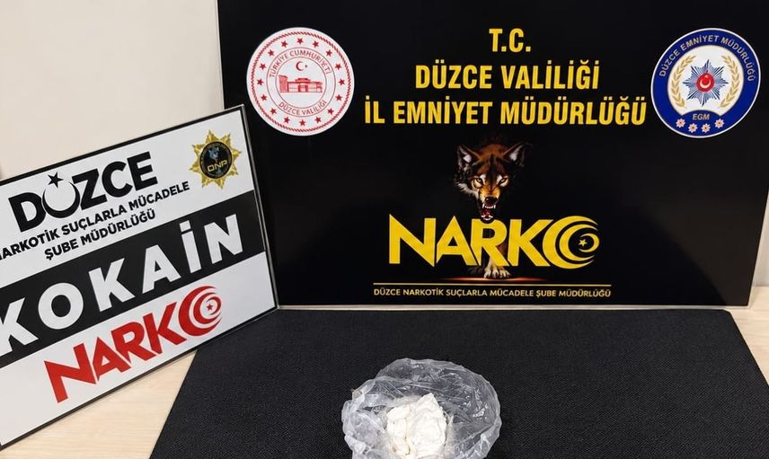 Düzce'de uyuşturucu operasyonları: 3 gözaltı, 2 tutuklama